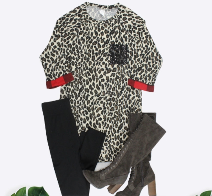 Leopard Tunic Dress