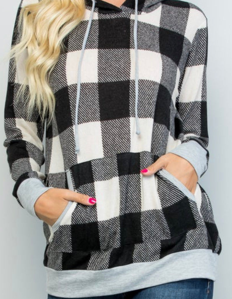 Buffalo Plaid Hoodie