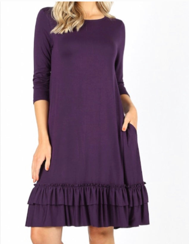 Zenana Purple Dress