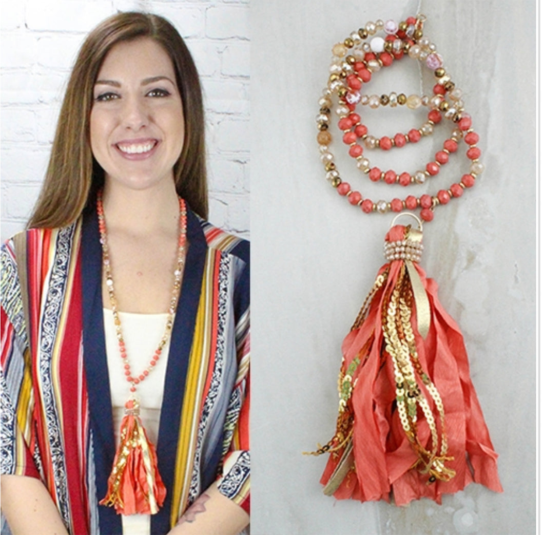 Tassel necklace