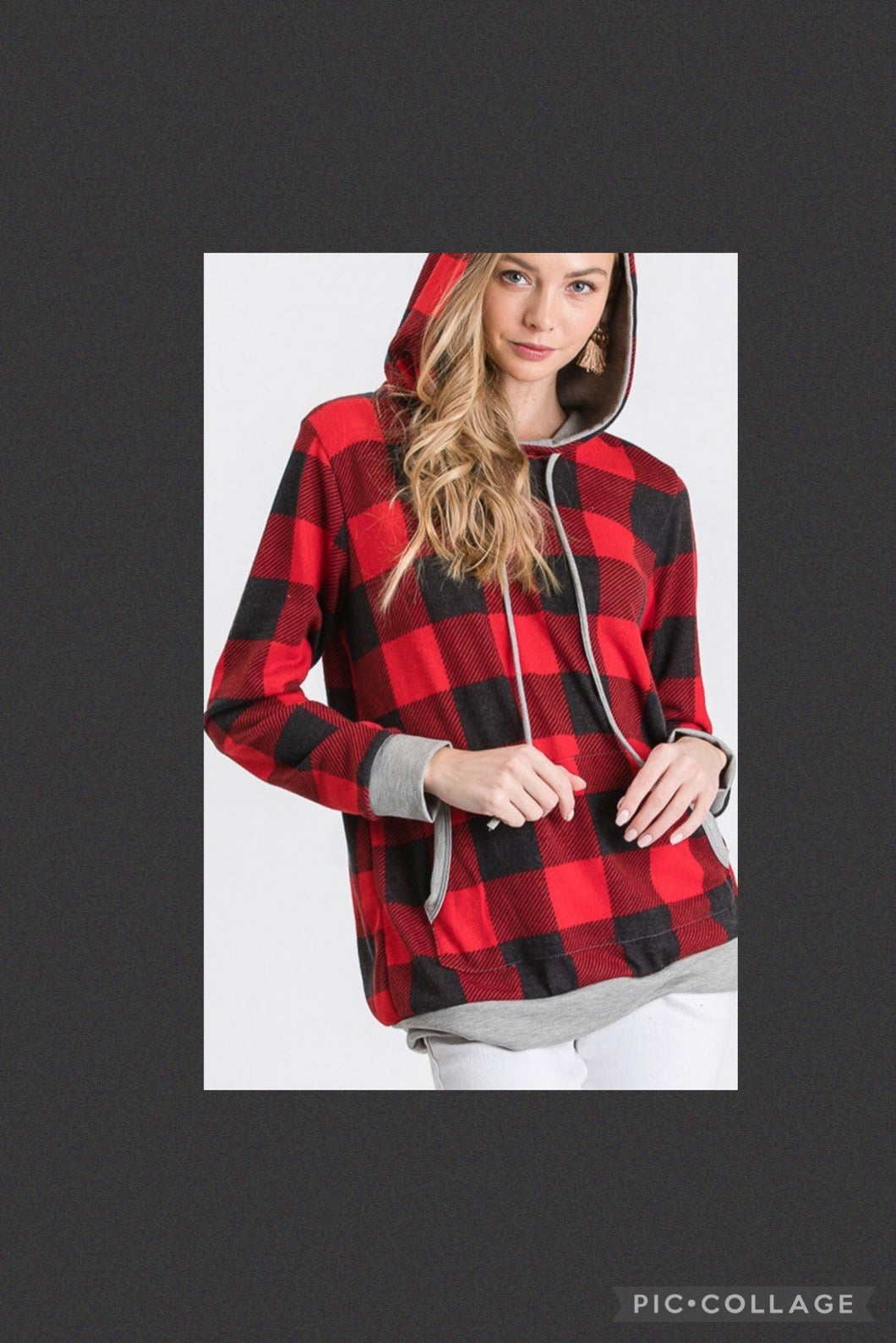 Buffalo Plaid Hoodie